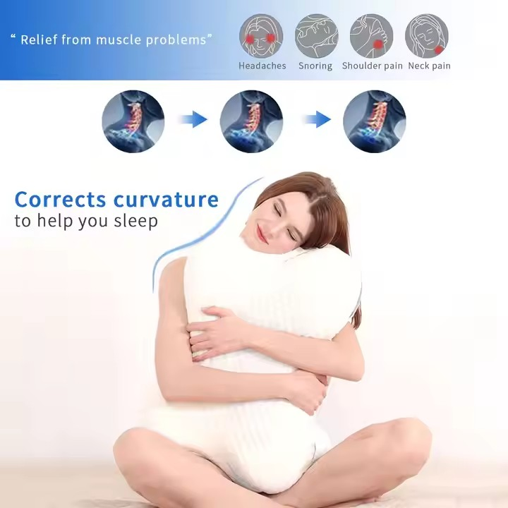 Ортопедическая подушка Memory Foam для шеи