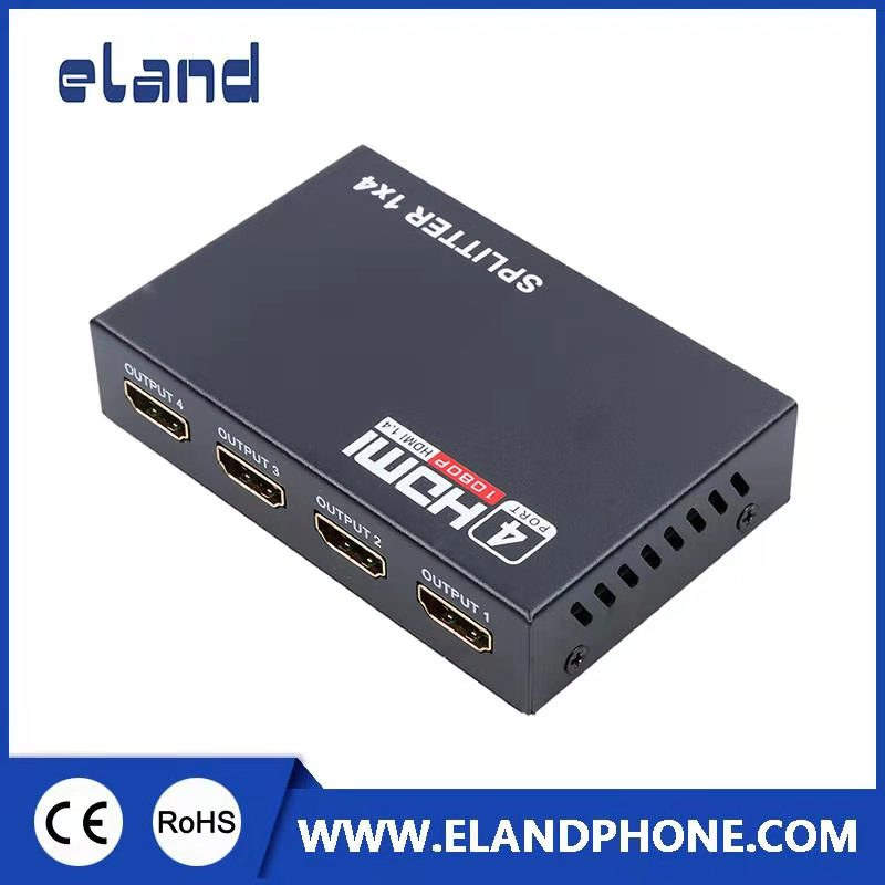 Разветвитель HDMI 1x4 на 4 порта, 1080P