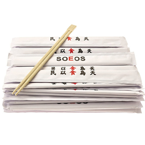 Bamboo Disposable Chopsticks, Sushi UV Treated Take Away Chopsticks, Wooden Chopsticks with Paper Sleeve