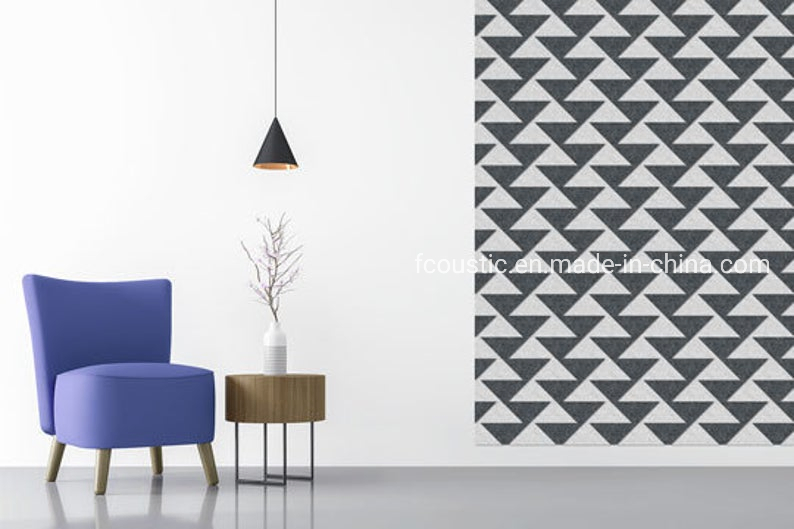 New Design 3D Wall & Deco Acoustic Felt Wool Polyester Wallpapers Ceiling Panel