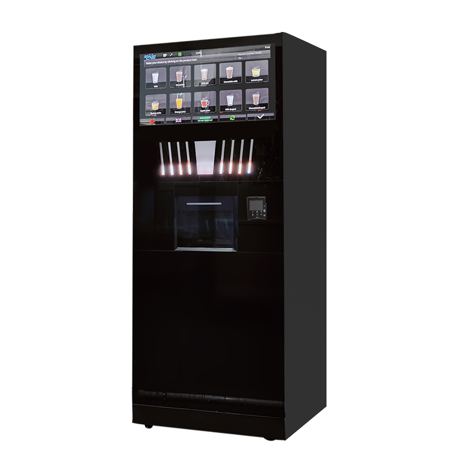 Modern Espresso Cappuccino Latte Multi Function Touch Screen Office Vending Machine