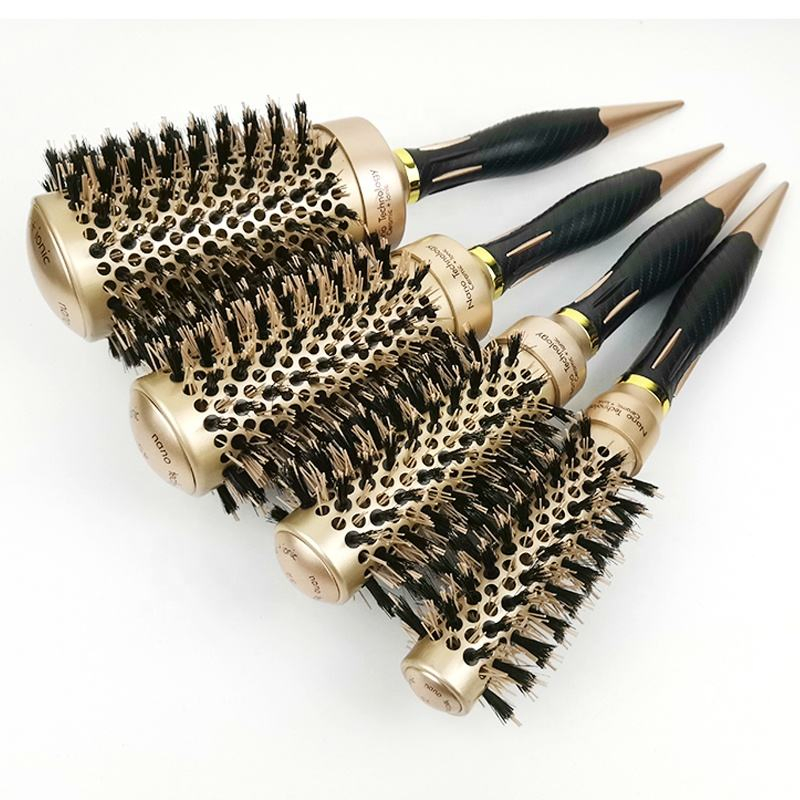 Бигуди с нейлоновой и щетинной щетиной для салонов