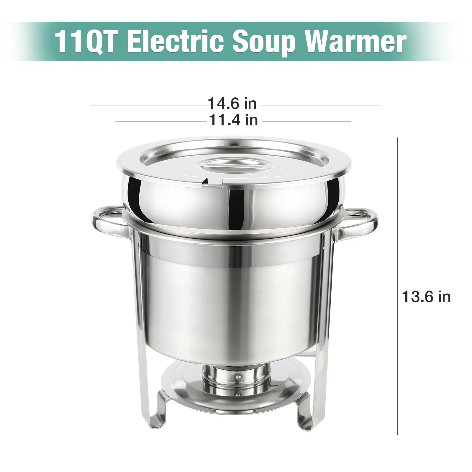 Buffet Server Commercial Small 7L 11L Chafer for Soup Warmer Soup Chafer Dish