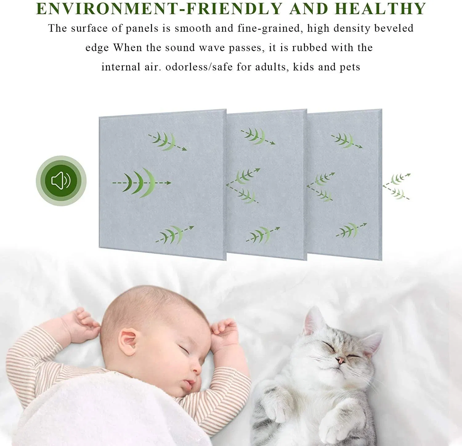 Panel Soundproofing Materials Pet Acoustic Panels PRO-Environment Acoustic Felt 100% Polyester