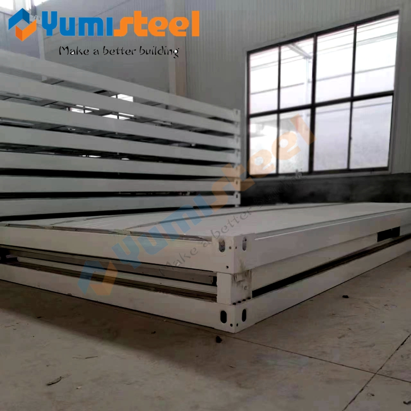 New Z-Type Folding Packing Box Steel Structure Building 3 Minutes Quick Assembly Mobile Prefabricated Mini House.