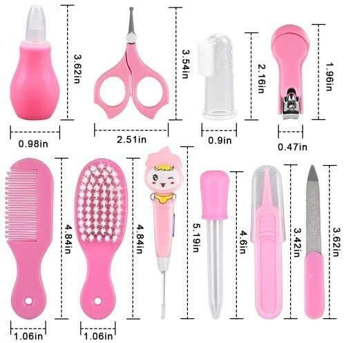 Wholesale Baby Healthcare Kit Newborn Babycare Accessories Baby Nail Scissors Hair Comb Brush