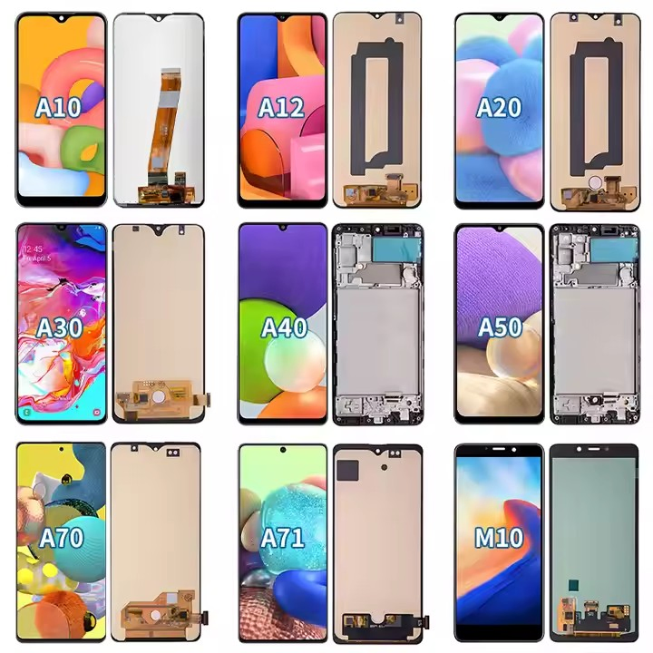 Factory Wholesale for Samsung Mobile Phone LCD Display OLED Incell TFT Touch Screen Replacement Repair Accessories a / S Series A70 A50 A30 A20 S24 S23 S21 S20