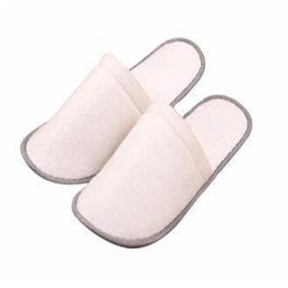 Disposable Hotel Slipper with Napped Velvet for Hotel Room Using