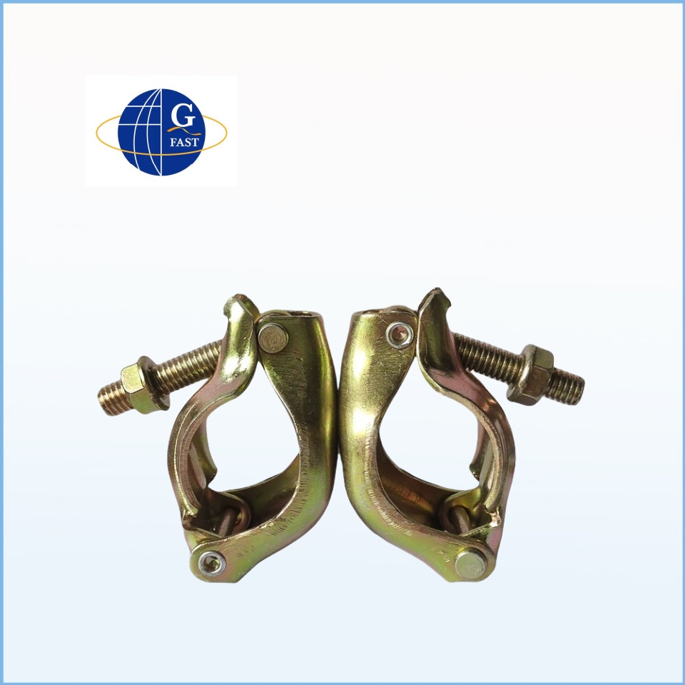 Scaffolding Swivel Clamp Zinc Plated Steel Scaffold Double Swivel Coupler