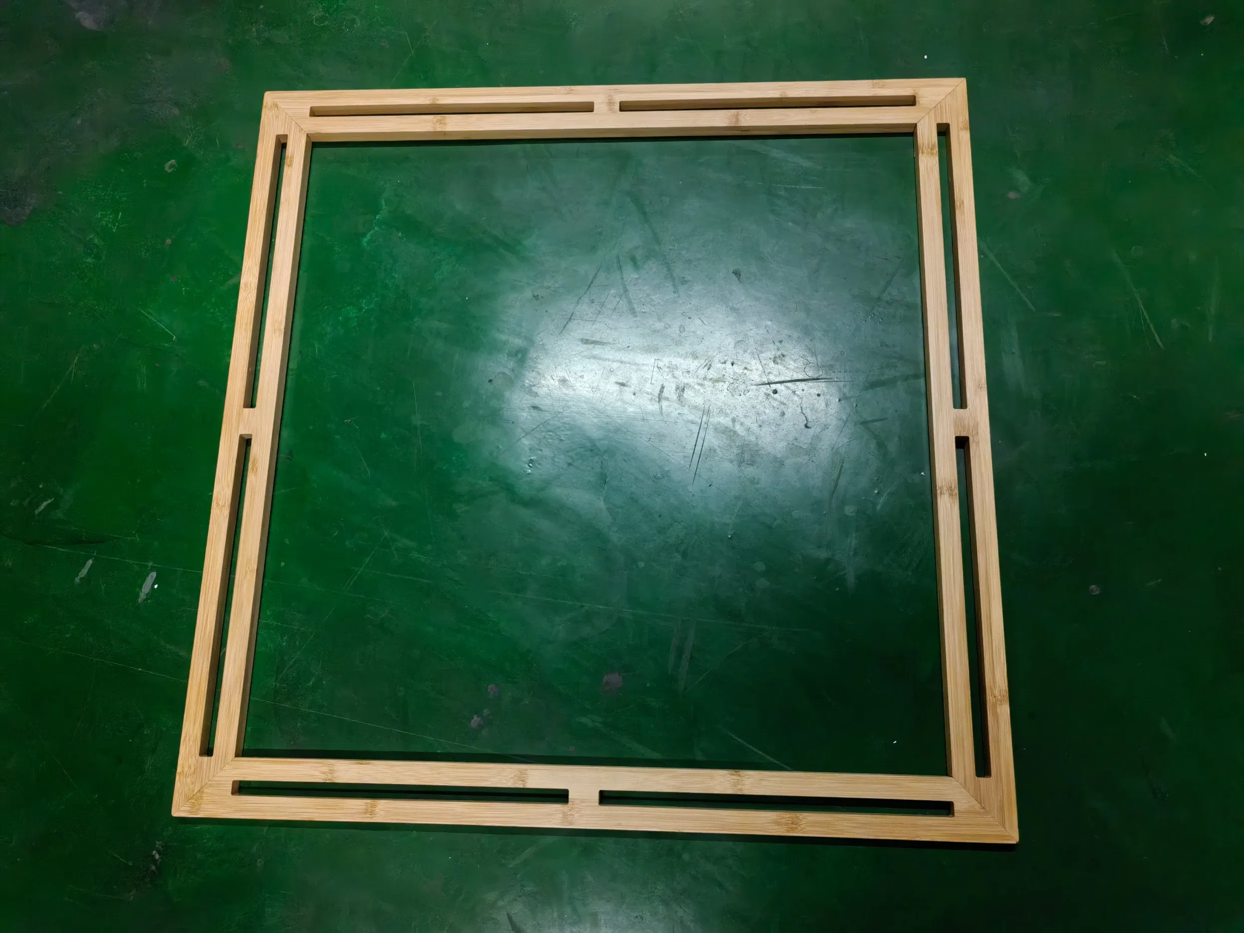 Bamboo Modern Creative Square Frame Bamboo Frame