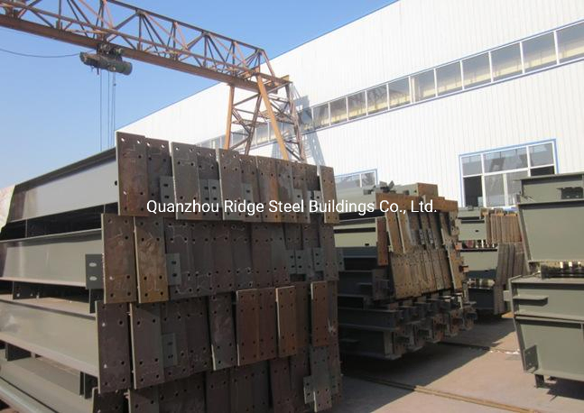 Prefab Steel Structure Workshop with H Columns and Beams