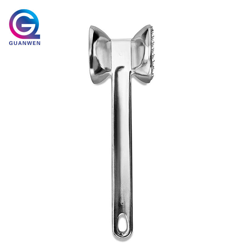 10 Inch Kitchen Tools Solid Heavy Duty Aluminum Meat Hammer Heavy Sturdy Meat Mallet Steak Tenderizer Hammer