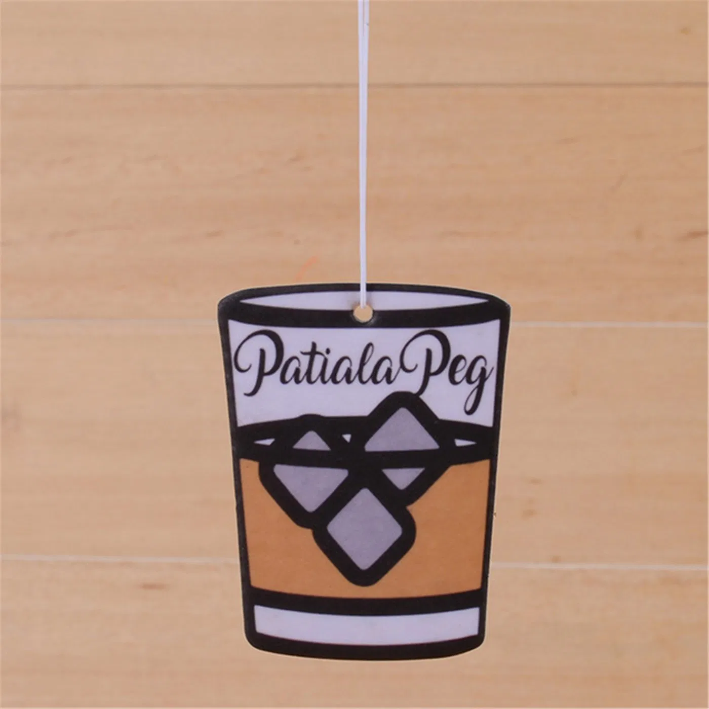 Custom Printing Logo Paper Car Air Freshener Fragrance Scents Personalised Air Fresheners Hanging