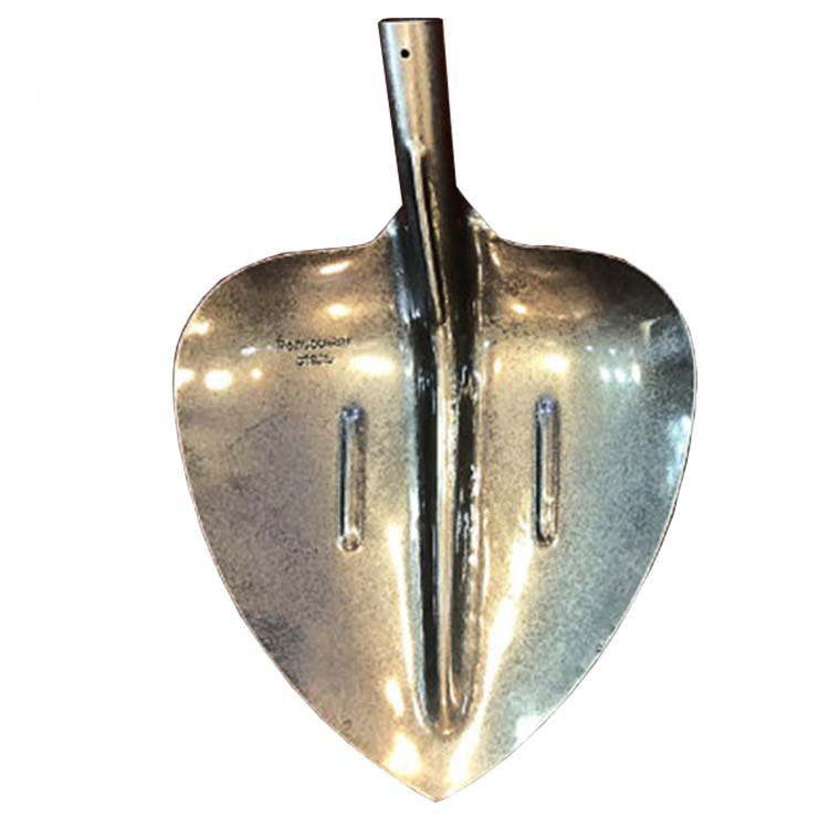 Durable Russian Style Metal Heart-Shaped Coal Shovel Without Handle for Farming