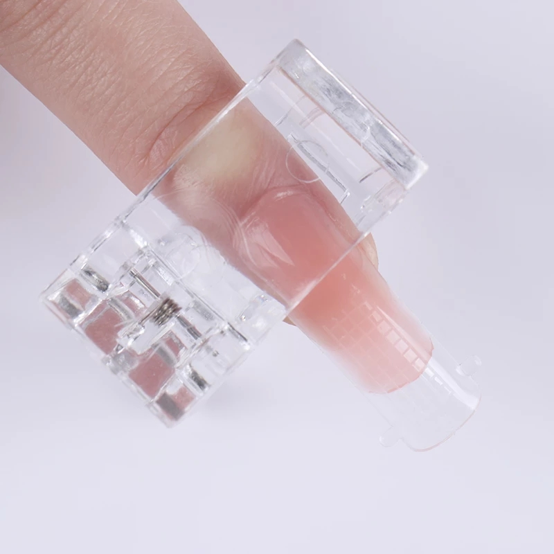 Nail Tips Clips Nail Beauty Transparent Gel Finger Nail Extension UV Builder Clamps Factory Selling