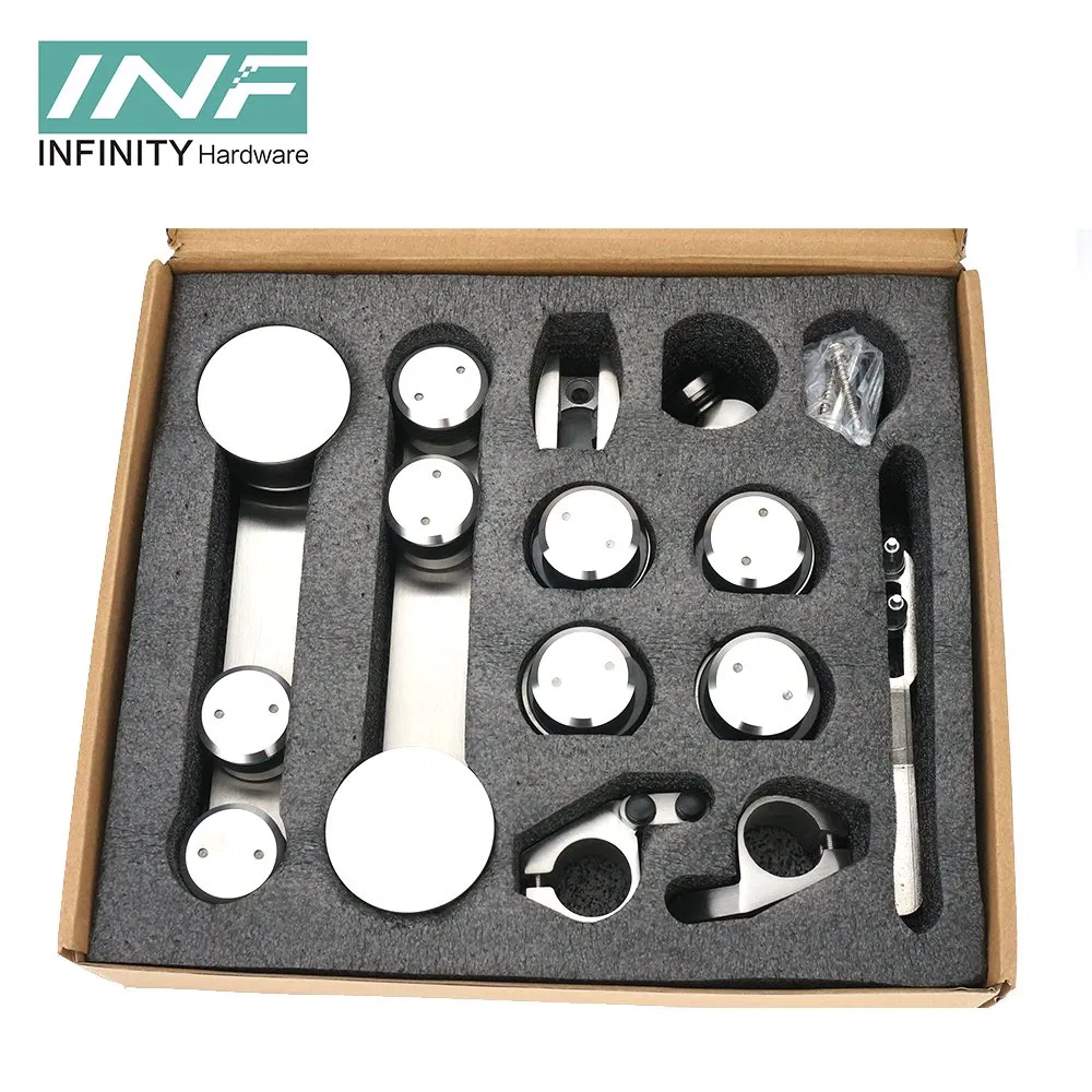 Brass Hardware Sliding Door Handle Glass Fitting Glass Door Knob Bathroom Accessories
