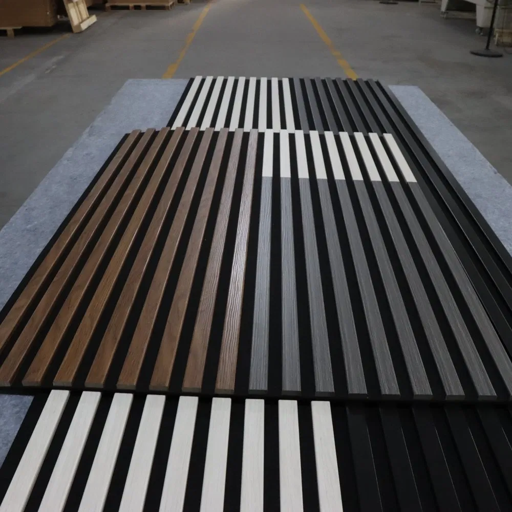 High Quality Interlocking Panels Oak 3D Absorbing Wooden Acoustic Slat Wall Panel