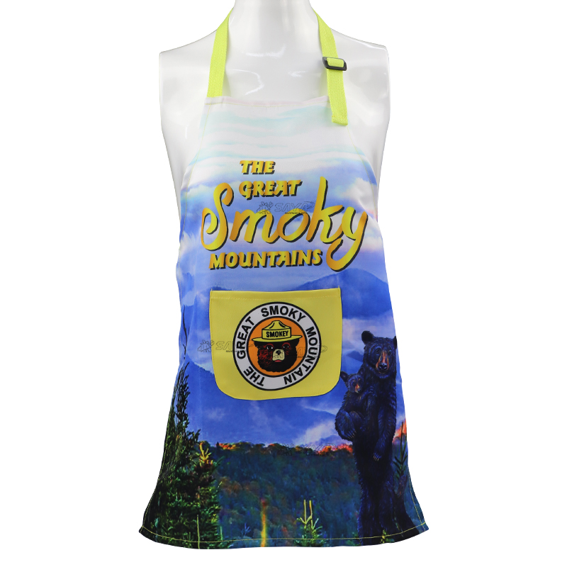 Custom Printing Logo Kids Apron Souvenir Polyester Waterproof Kitchen Cooking Aprons