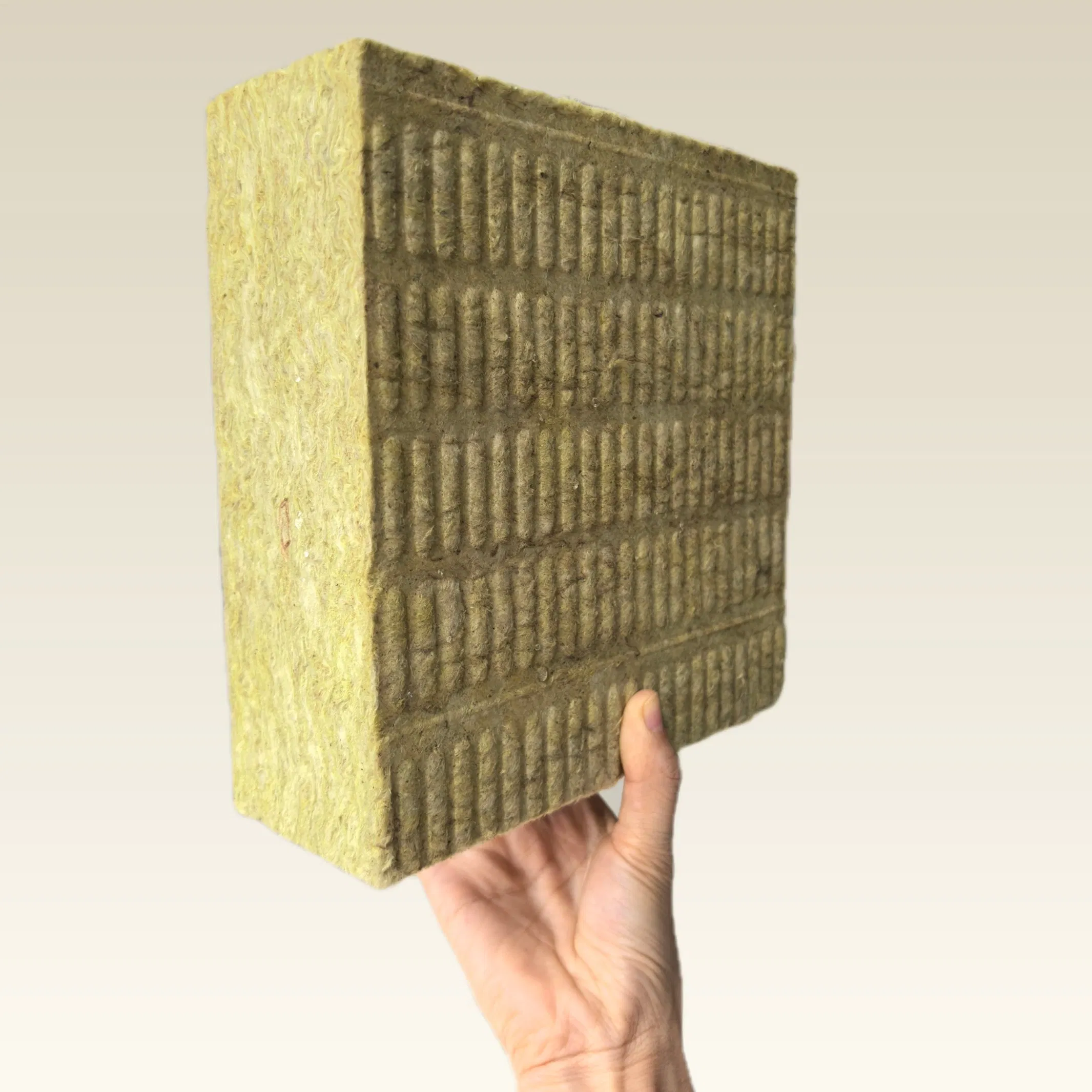 Hydrophobic Flame Retardant Exterior Wall Thermal Insulation Steel Structure Grade Fireproof Composite Board Square Rock Wool