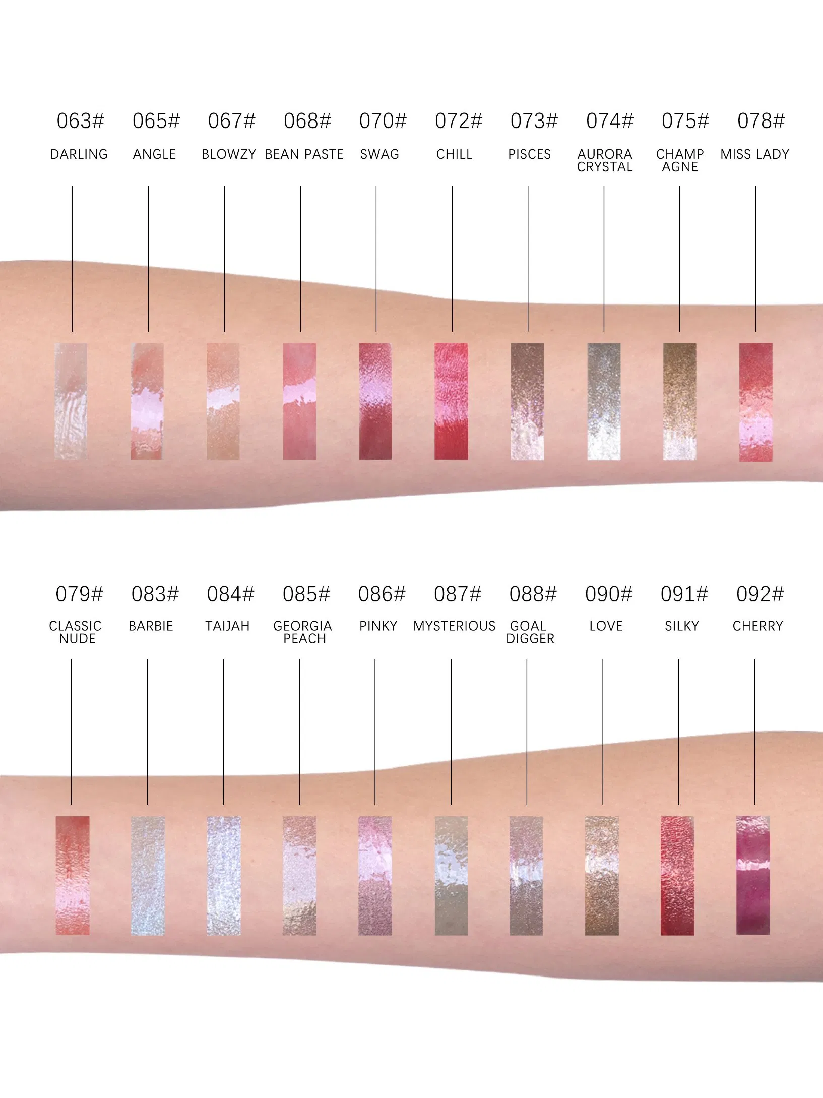 Long-Lasting Moisturizing Pearl Lipgloss Private Label