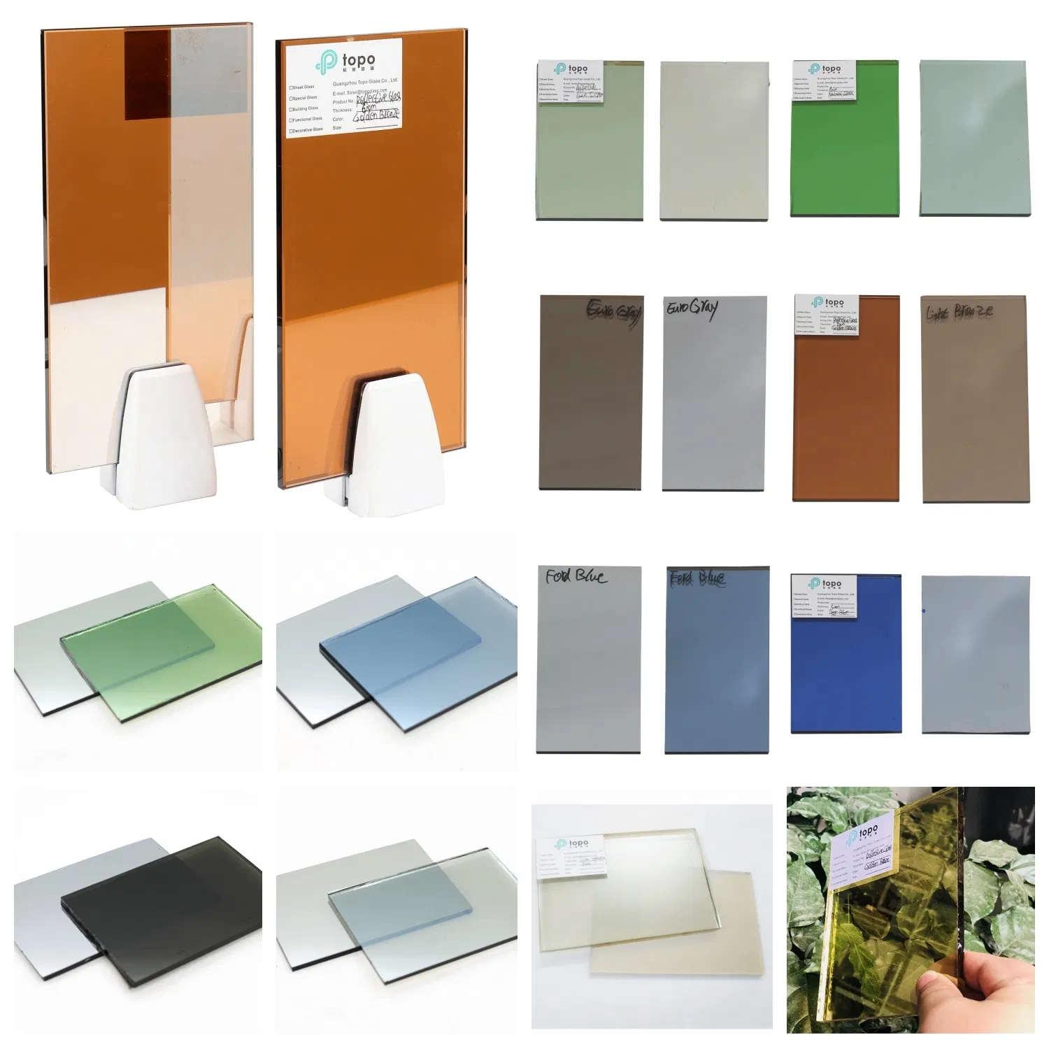 Guangzhou Factory Manufacturer Colored Tinted Float Building Windows Laminated Heat Soaktoughened Tempered Glass