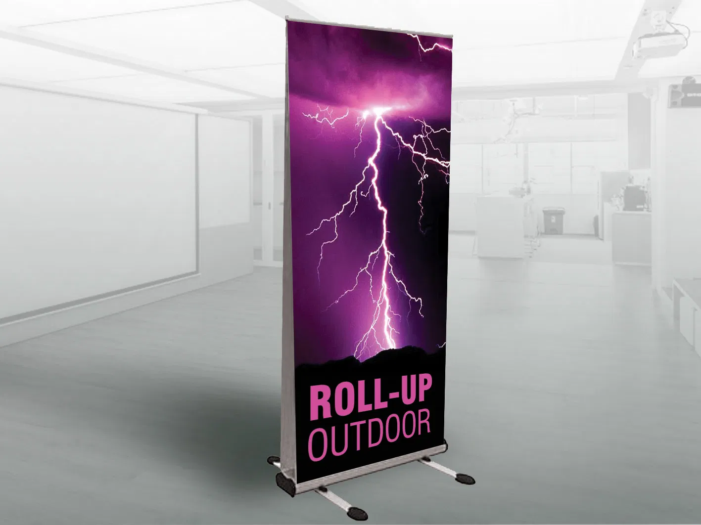 80*200cm Exhibition Booth System Backdrop Poster Stand Party Decorations Roll up Banner Display Stand