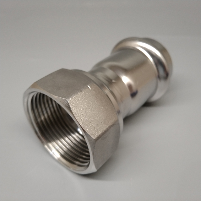 Manufacturer Wholesale Silver SS304 SS316 Threaded Male Female Stainless Steel Fitting Adapter
