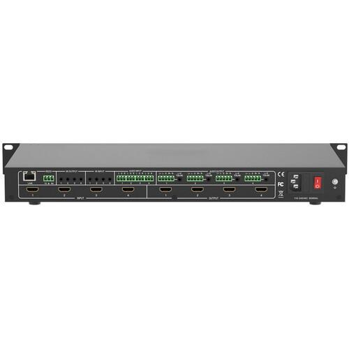 HDMI квадро-сплиттер с USB KVM и мультискрином