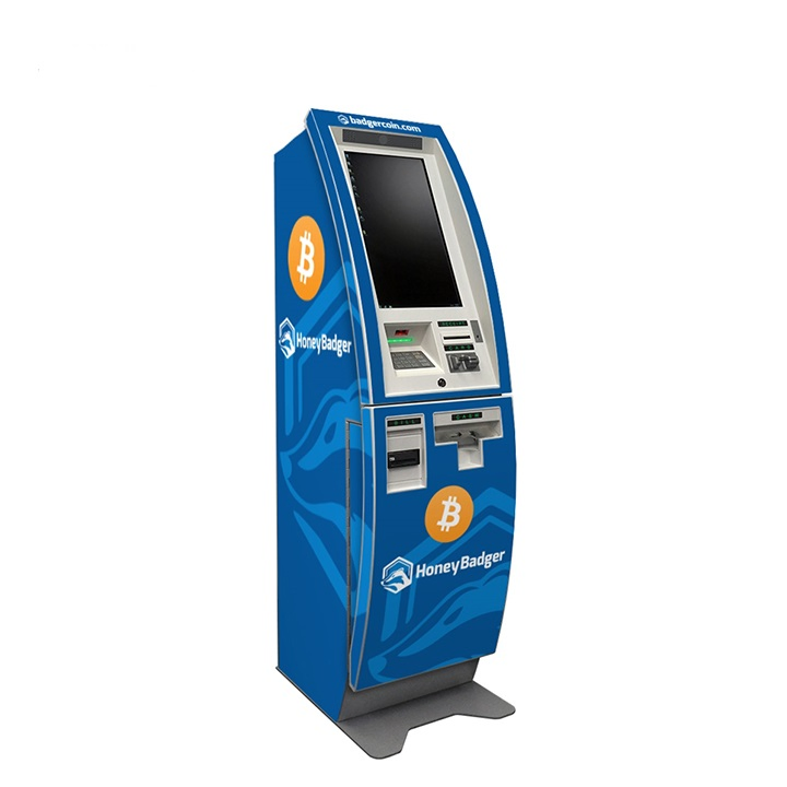 Self-Service Currency Exchange Bitcoin ATM Machine Touch Screen Payment Kiosk