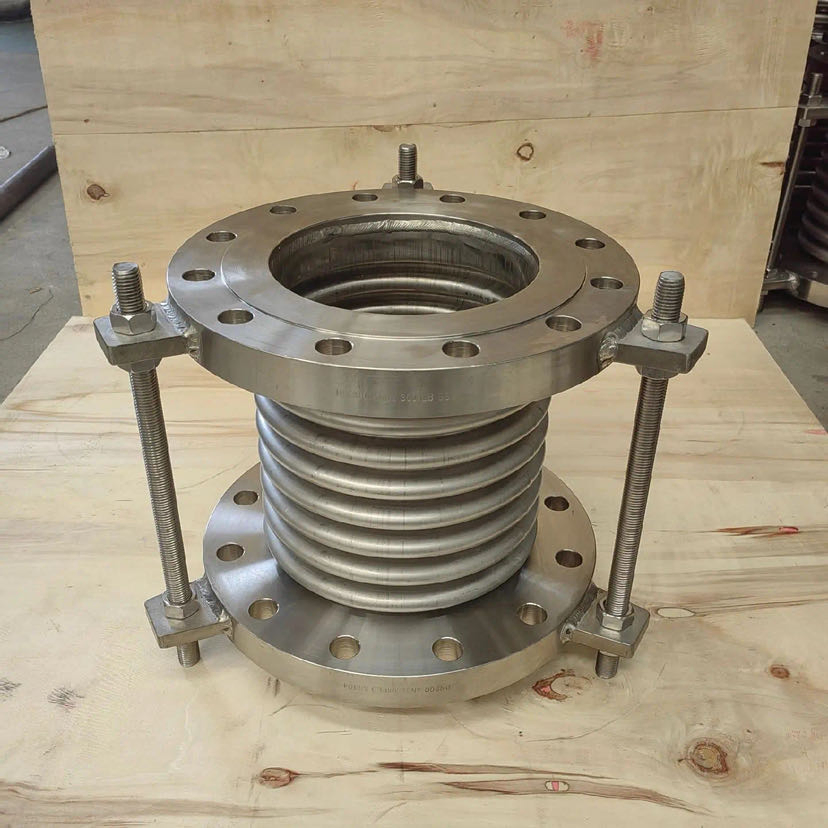 DN600 AISI 321 1.4541stainless Steel High Temperature Bellow Expansion Joint Corrugated Compensator