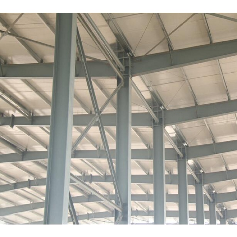 SB020 Building material welded H-beams shape steel structure column Steel Trusses