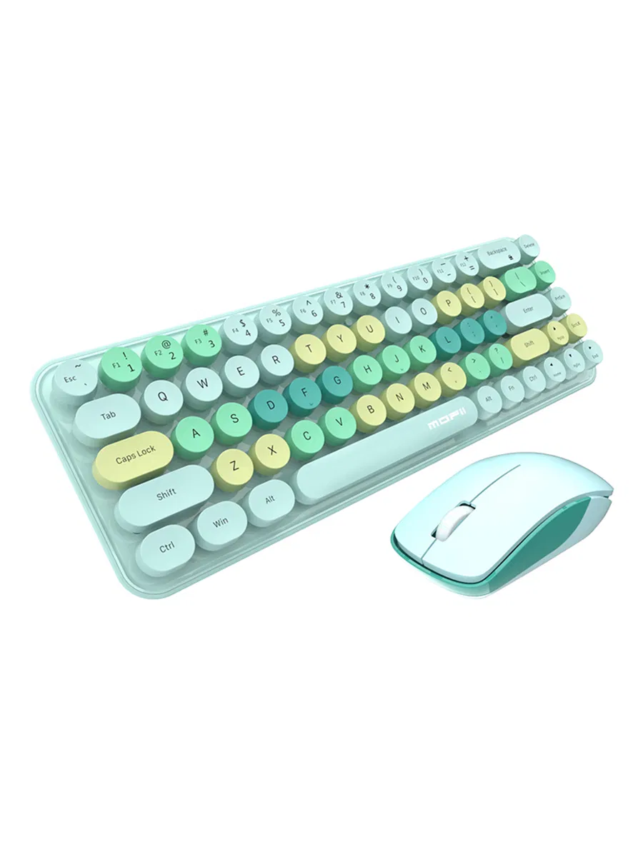 Беспроводная клавиатура и мышь Candy Color для телефона и планшета