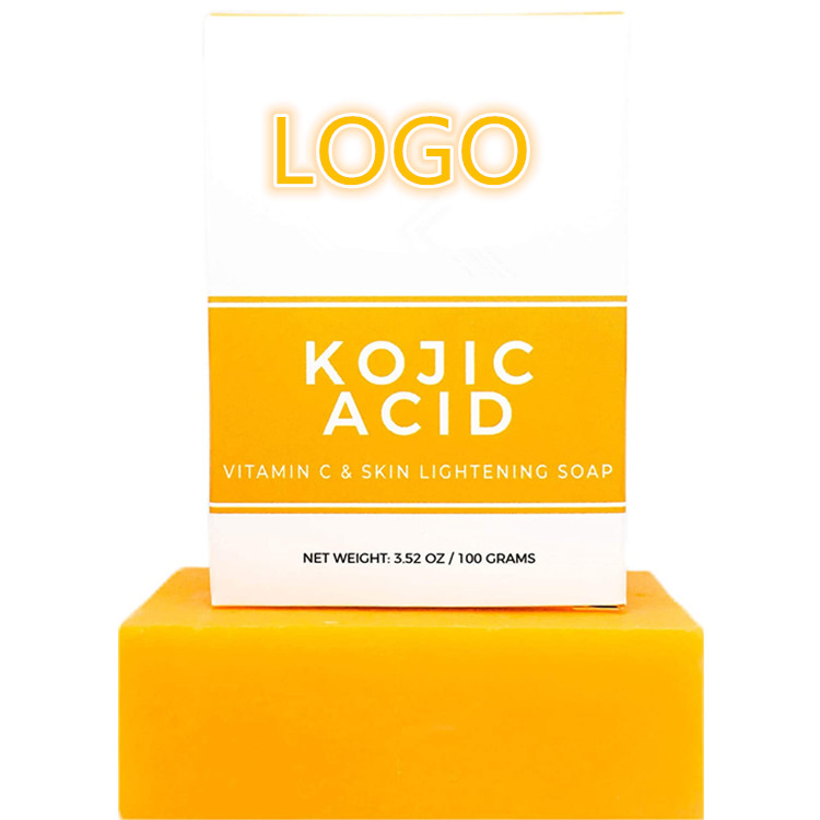 Private Label Vitamin C Kojic Acid Skin Lightening Soap for Fcae & Body