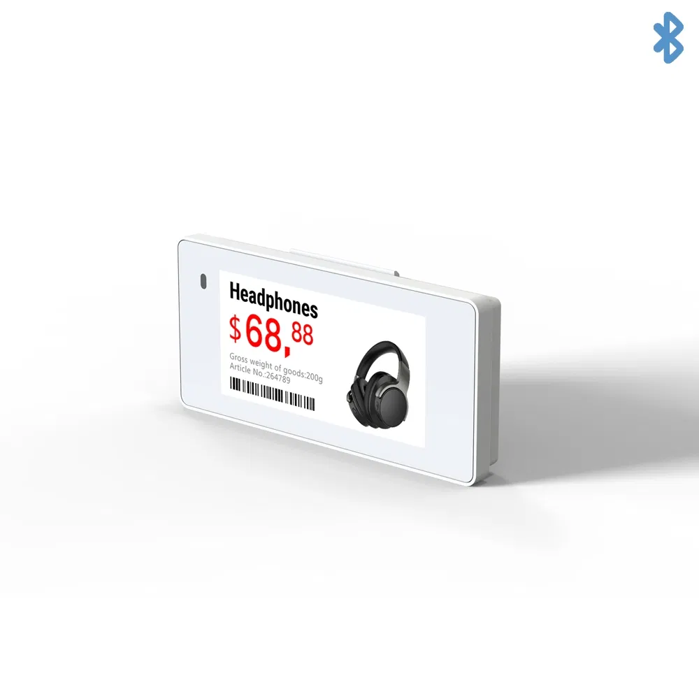 Compact Bluetooth E-Ink ESL Price Tag for Supermarkets and Retailers