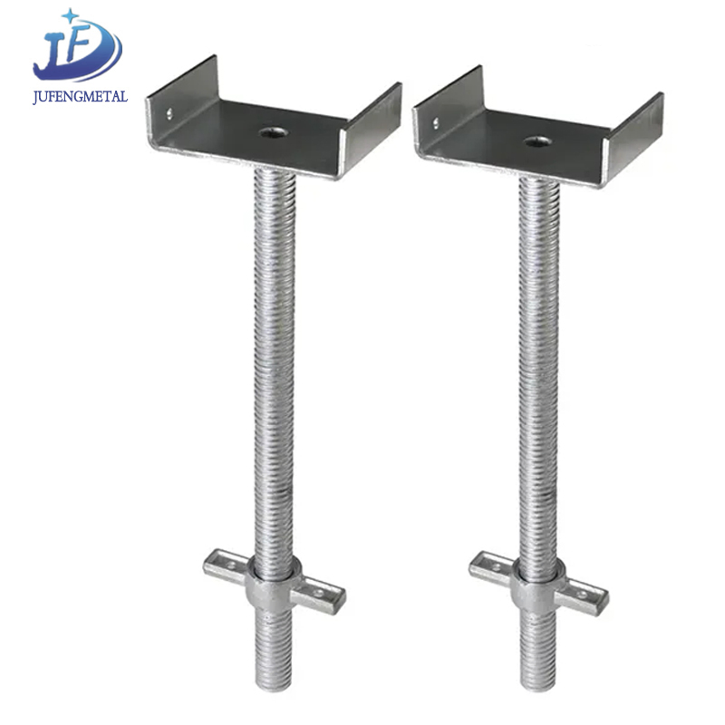 Factory Building Material Adjustable Screw Base Jack Scaffolding Swivel Jack Base