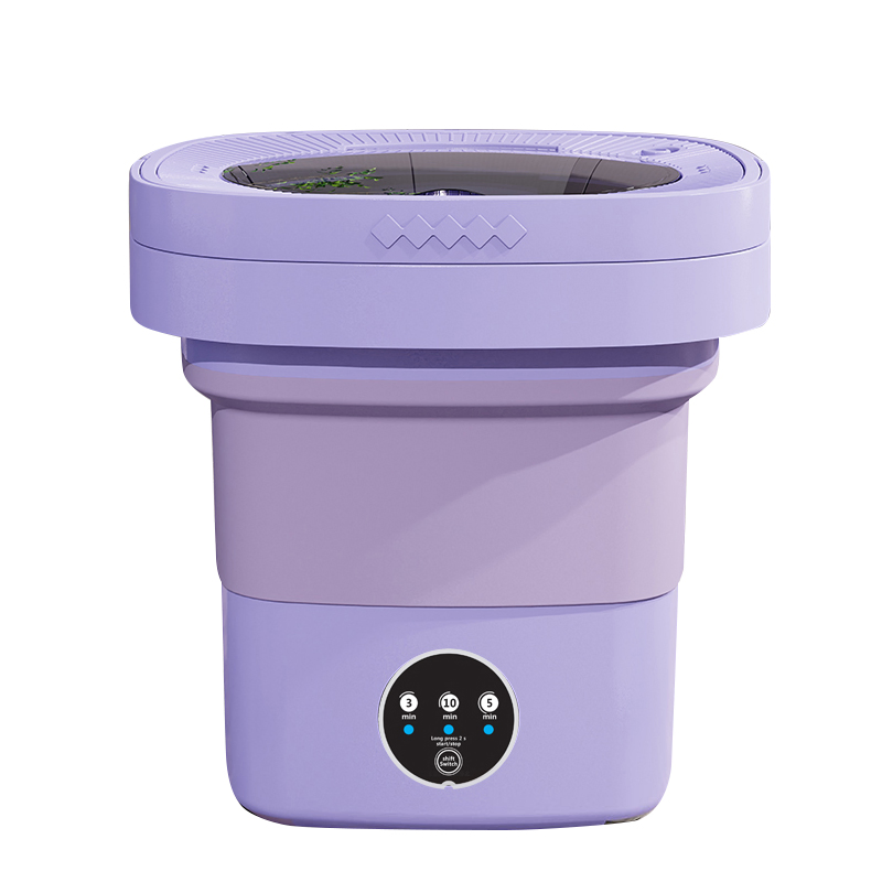 7L/12L Upgraded Mini Washing Machine for Small Clothes Foldable Laundry Machine for Hotel