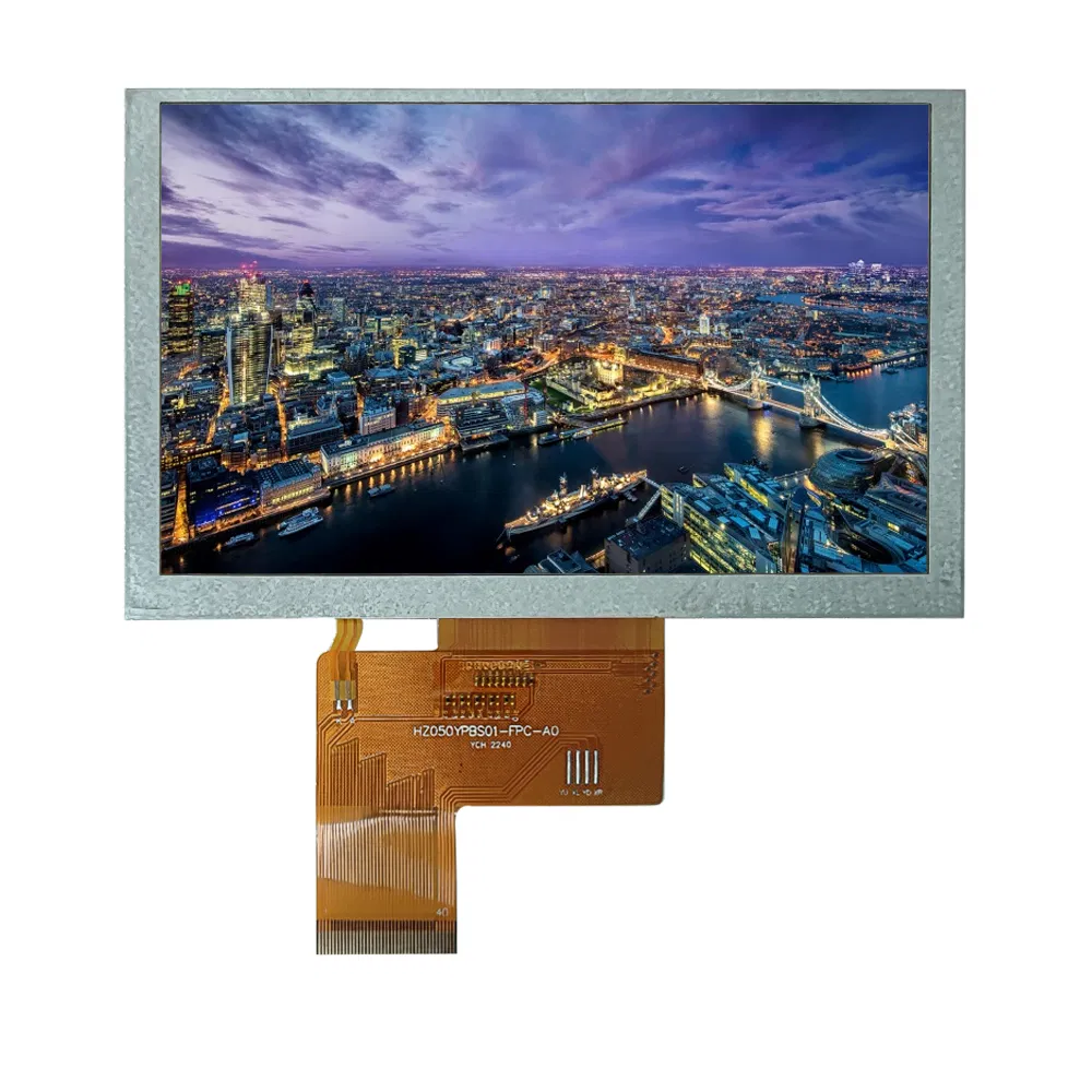 800*480 5 - Inch TFT for Railway Passenger Information LCD Module