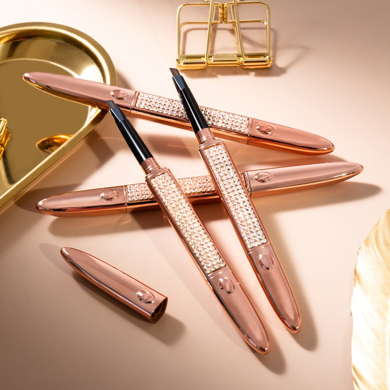 Ep05 Treeceng Double-Headed Automatic Diamond Eyebrow Pencil Water-Proof and Sweat-Proof for Beginners