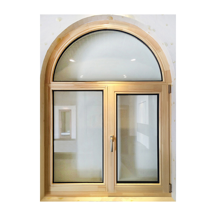  German Style Soundproof Standard Size Glass Wooden Custom Wood Tilt and Turn Windows