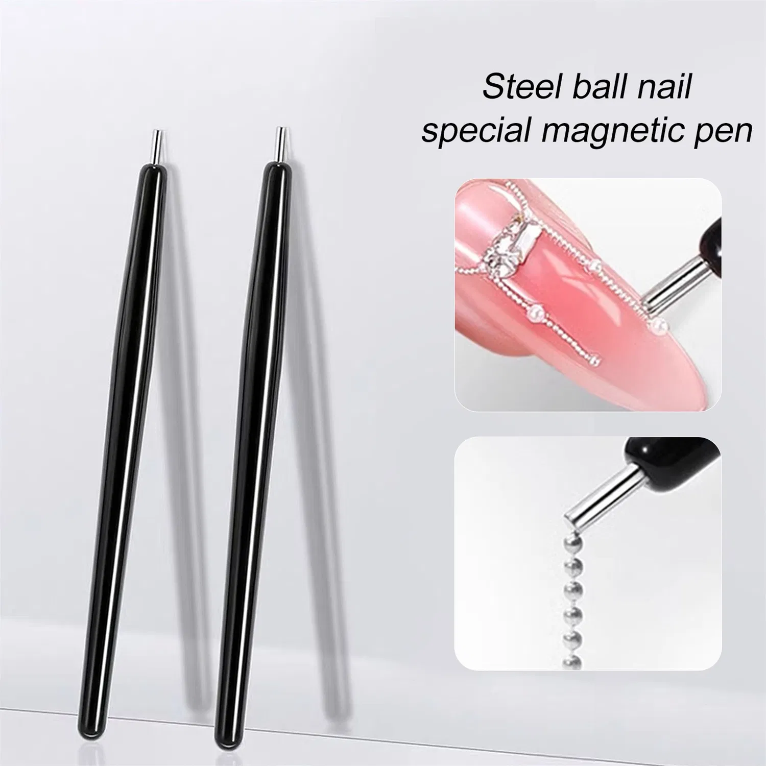 New Nail Shop Special Magnet Tool Nail Steel Ball Special Magnetic Pen High Precision Magnet Stone Pen