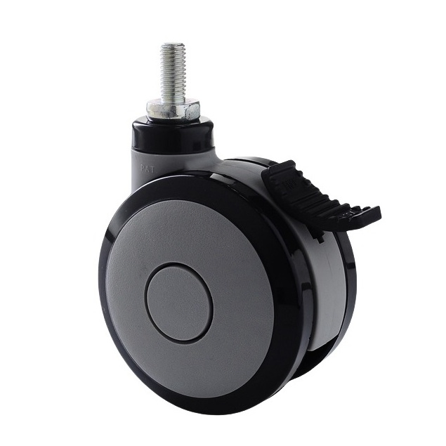 T Series All Brake Twin Wheel Caster for Medicine Cabinet, Nursing Car, Therapeutic Apparatus and Equipment, Analytical Instruments and Analysis Monitor