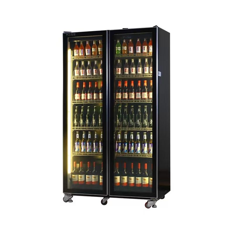 Glass Door Commercial Freezer and Refrigerator for Display Use