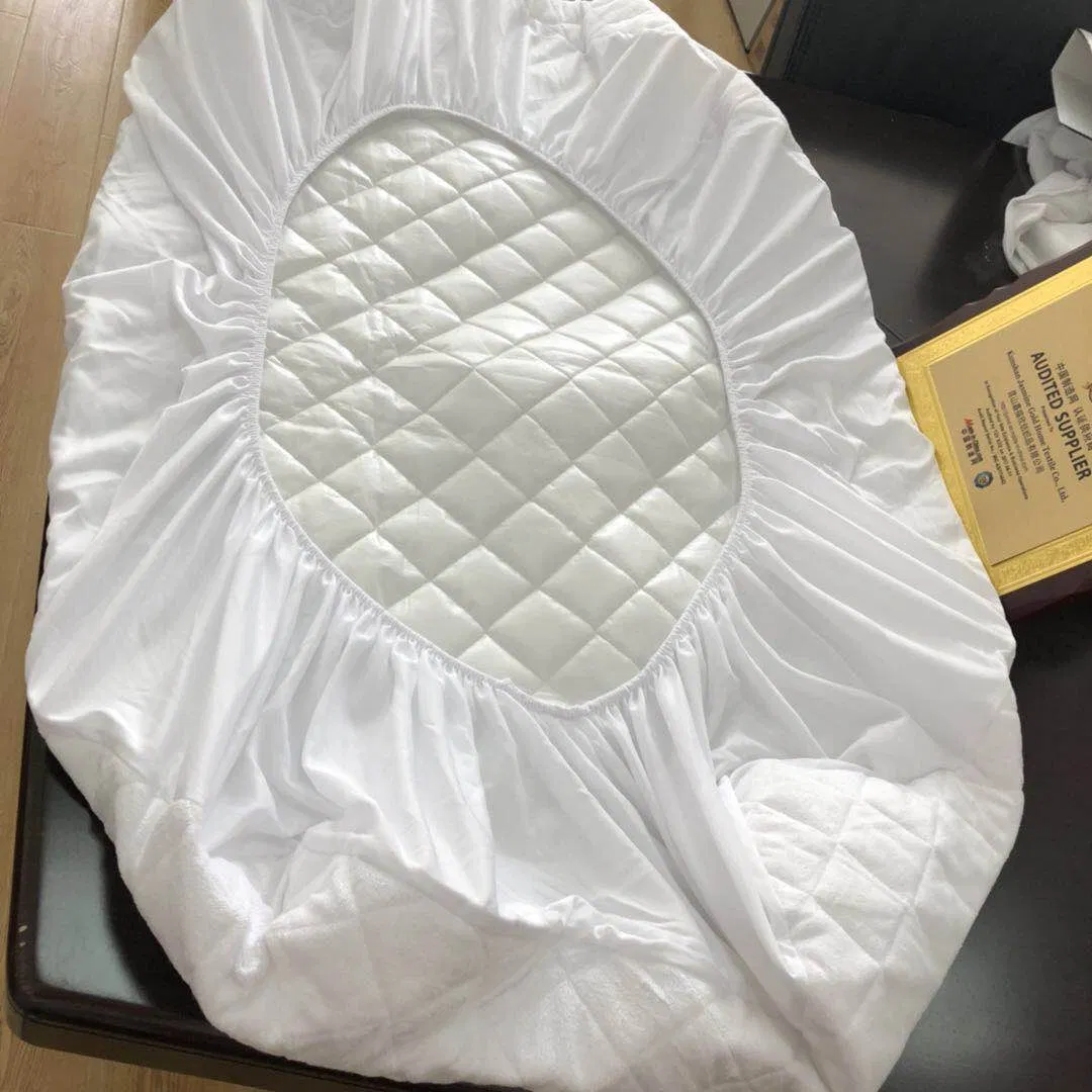 Manufacturer Wholesale Waterproof Knitted Baby Urine Proof Crib Mattress Cover Protector, Custom Design Mattress Pad Cover with Elastic Knitted Skirt