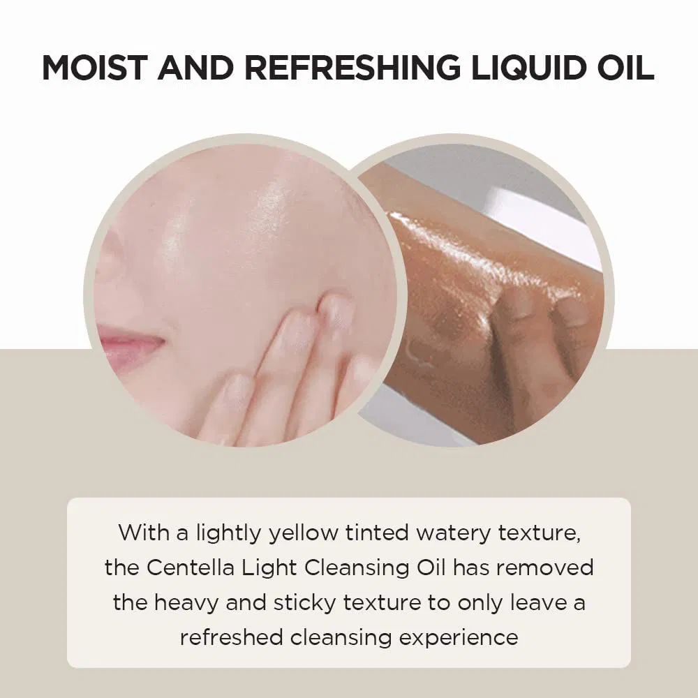 Natural Light Formula Centella Makeup Remover Deep Cleansing Oil