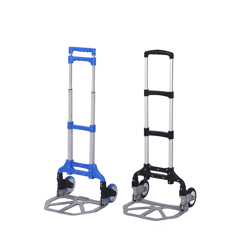 Foldable Aluminum Hand Trolley with Red Color
