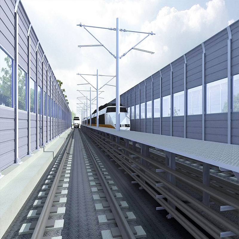 Noise Barrier Sound Proof Outdoor Sound Fencing