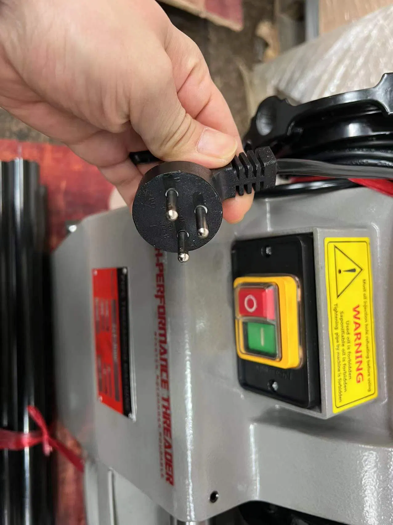 1100W High Efficient 2 Inch Pipe Threader Machine