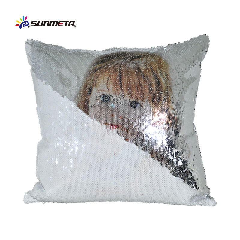 2018 Newest Sequins Bright Sublimation Pillow Case, Home Use Magic Sublimation Pillow