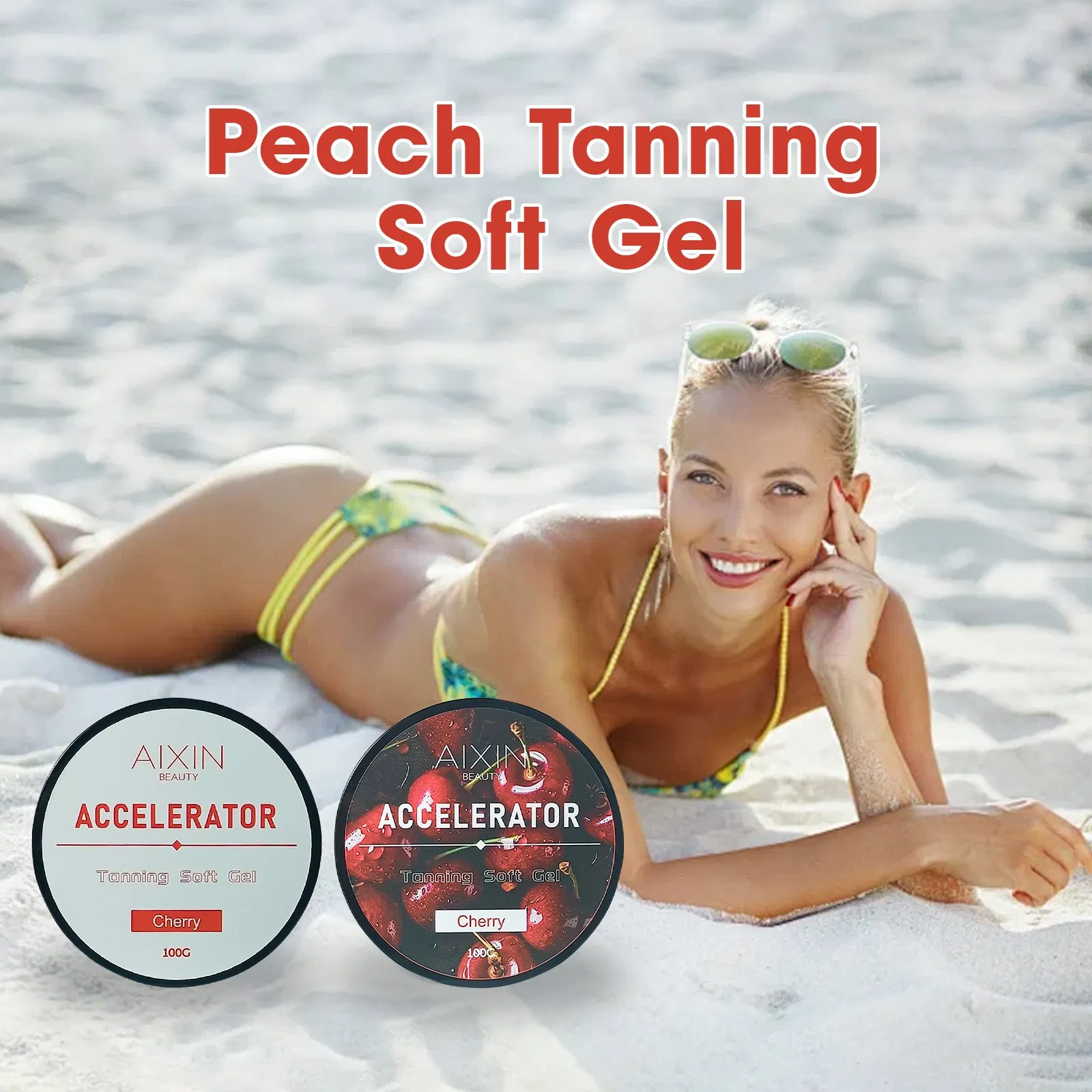 Beauty Cosmetics Skin Care Soft Brown Tanning Achieve Natural Skin Tanning Gel