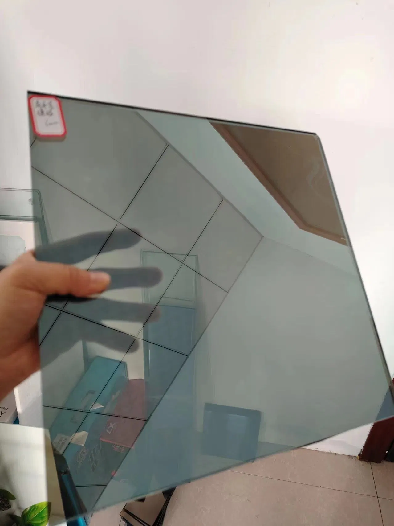 Professional Manufacture Tinted Float Glass Dark Blue European Grey Float Glass for Curtain Wall